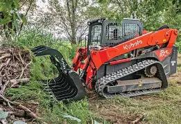 Rental store for SKIDSTEER WITH GRAPPLE RAKE ATTACHMENT in Bellingham WA